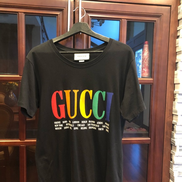 gucci cities t shirt